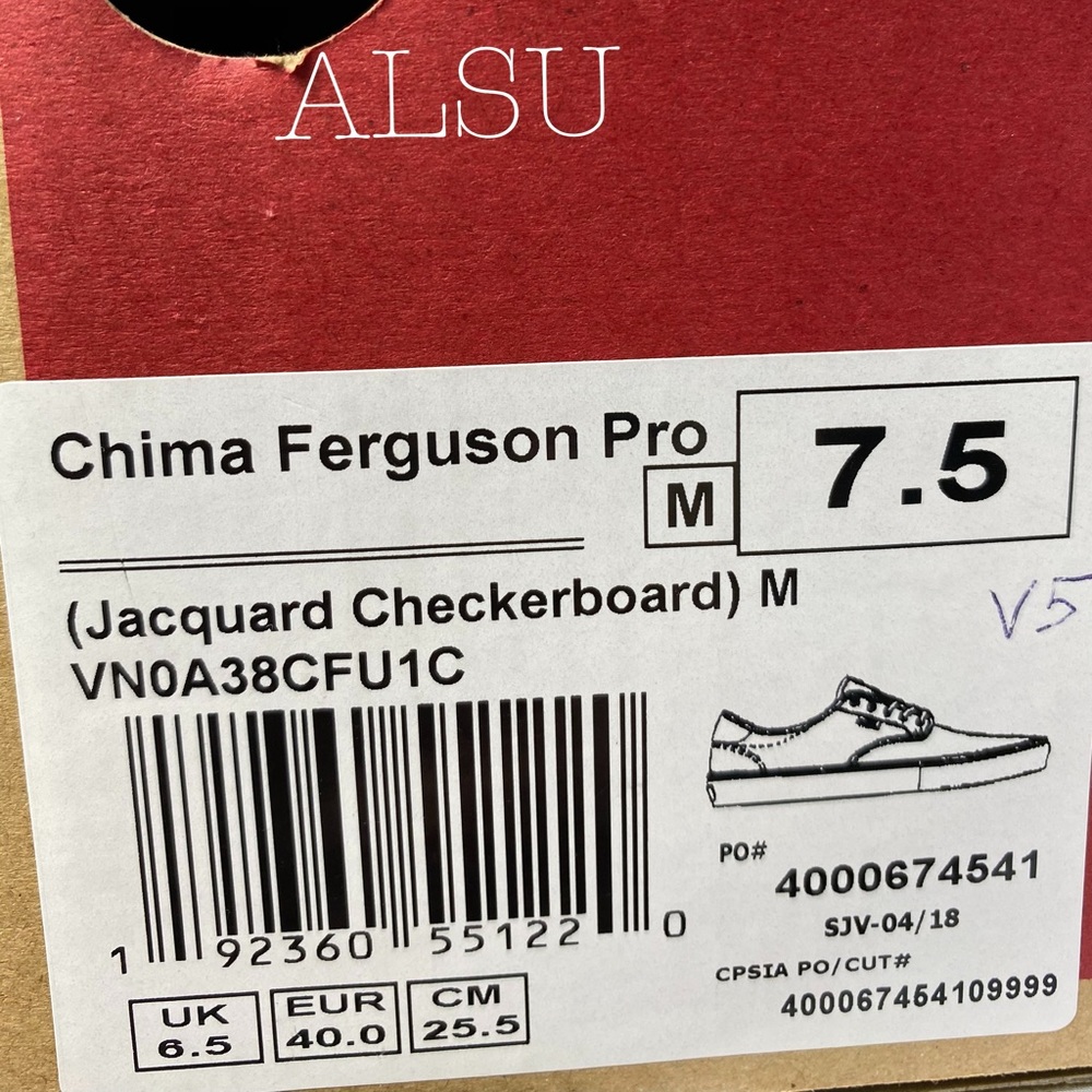 VANS Chima Ferguson Pro Jacquard Checkerboard - Picture 6 of 8